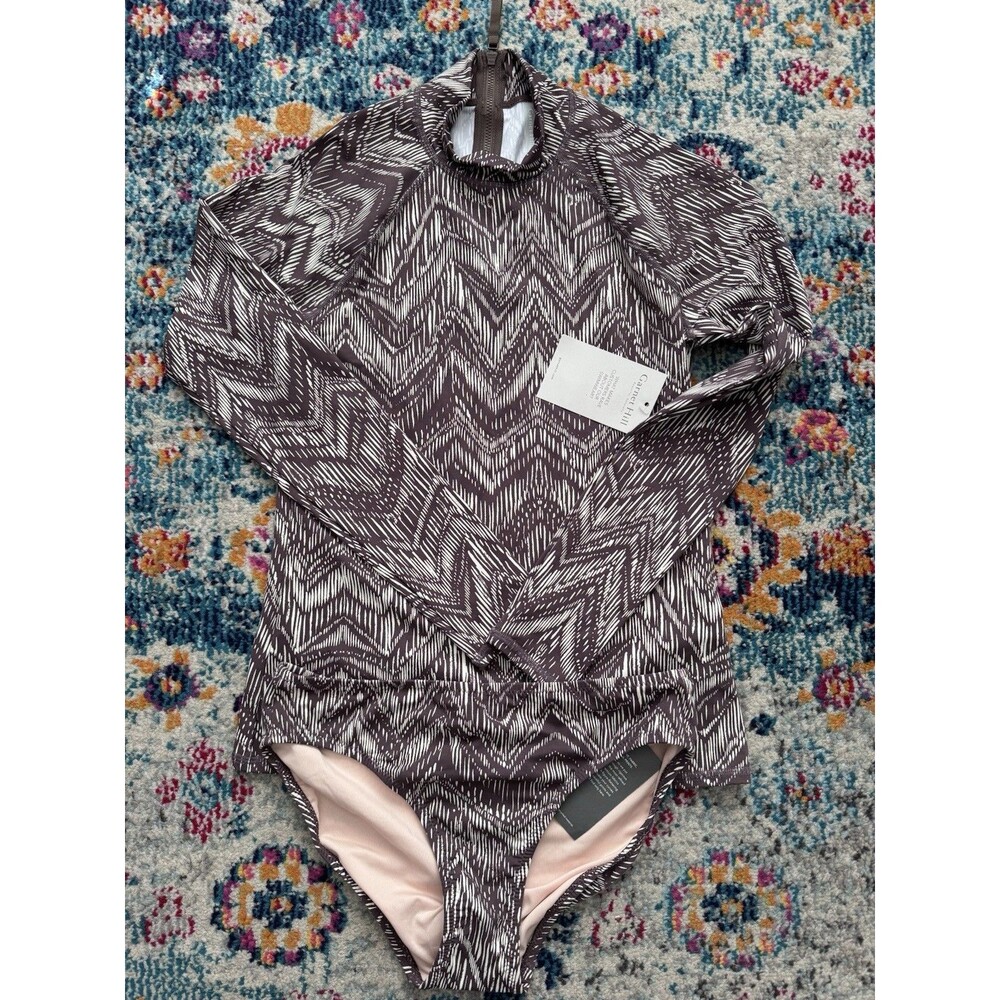 Garnet Hill Women's Signature Rashguard and Bikini‎ Bottom Size XS/2